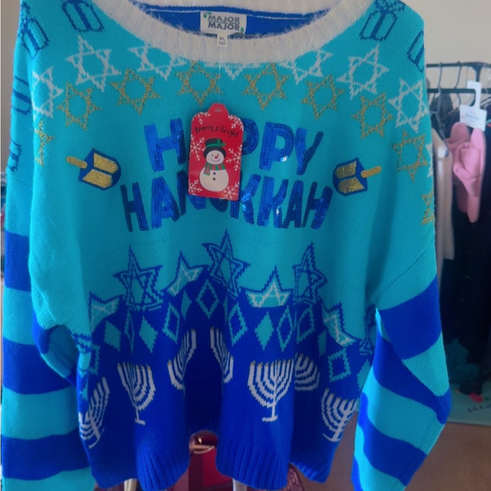 Blue Sweater by